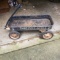 Vintage Childs Metal Wagon Painted “Swamp Meet Express”