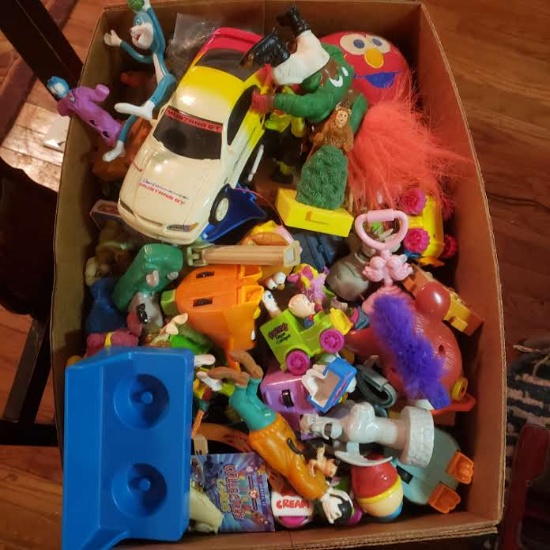 Box Lot of Vintage Toys 