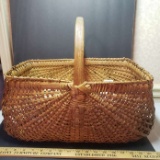 Large Vintage Basket Filled with Unique Matchbook Collection