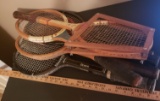Lot of 6 Vintage Tennis Rackets, Wilson, Spalding, Regent and More