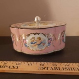 Victorian Style Tin Box
