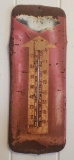 Vintage Royal Crown Metal Advertising Thermometer