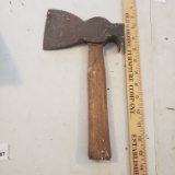 Vintage Hatchet With Wood Handle