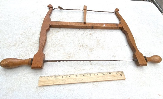 Primitive Wooden Bow Saw