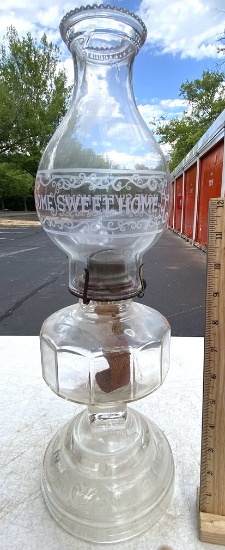 Clear Glass Vintage Oil Lamp