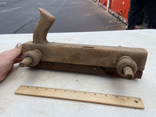 Antique Wooden Woodworking Plane