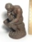 Vintage Chalk-ware “The Thinker” Statue