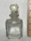 Vintage Clear Glass Jar with Stopper