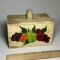 Hand Painted Wooden Rectangular Butter Mold