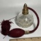 Vintage Glass Perfume Bottle with Working Aspirator