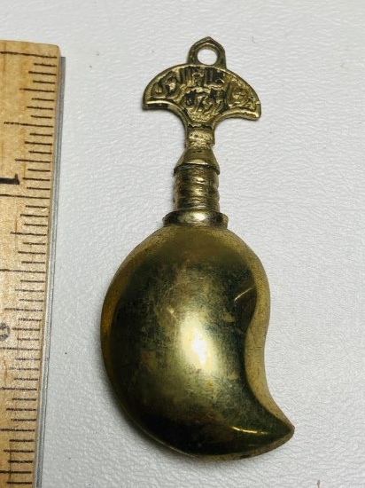 Vintage Middle Eastern Brass Perfume Pendant