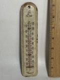 Small Vintage Tru-Temp Metal Thermometer Made in USA