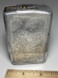 Vintage Embossed Park Industries Metal Cigarette Case