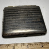 Vintage Silver Tone Cigarette Case