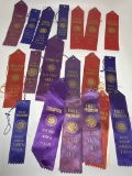 Lot of Blue Ridge Area Fair Ribbons