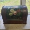 Decorative Rounded Top Trunk with Hand Painted Flowers