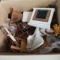 Box Lot of Vintage Dollhouse Accessories