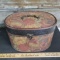 Vintage Floral Oval Shaped Storage Box