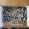 Box Lot of Pewter Tone Drawer Handles and Screws