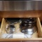 Cabinet Lot of Miscellaneous Kitchen Ware 