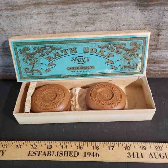 Vintage New York Bath Soap In Original Box