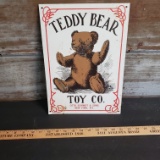 Vintage Metal Teddy Bear Sign