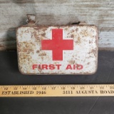 Vintage Metal First Aid Kit