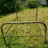 Antique Metal Full Size Bed Frame