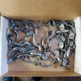 Box Lot of Pewter Tone Drawer Handles and Screws