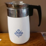 Corningware Blue Cornflower 6 Cup Coffee Pot