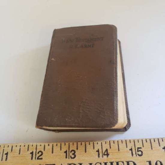 Vintage U.S. Army Pocket Bible of The New Testament