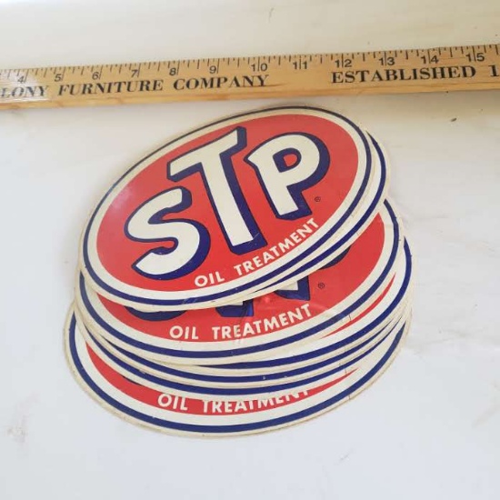 Lot of Vintage STP Racing Stickers