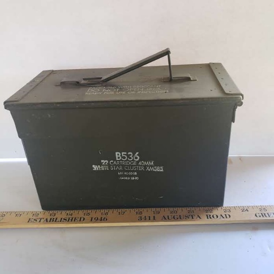Vintage Ammo Cartridge Storage