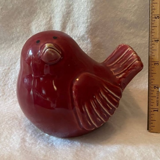 Pottery Bird Figurine