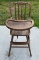 Vintage Wooden High Chair