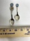 Lot of 2 Silver Plated Tennessee Collector Spoons 