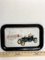 VIntage Enamel 1910 Ford Torpedo Advertising Tray