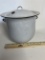 Vintage Enamel Pot with Lid