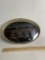 Vintage Oval Vanity Mirror Perfume Tray