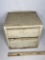 Vintage Tin Bread Box with 2 Shelves