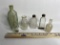 Lot of 6 Small Glass Bottles