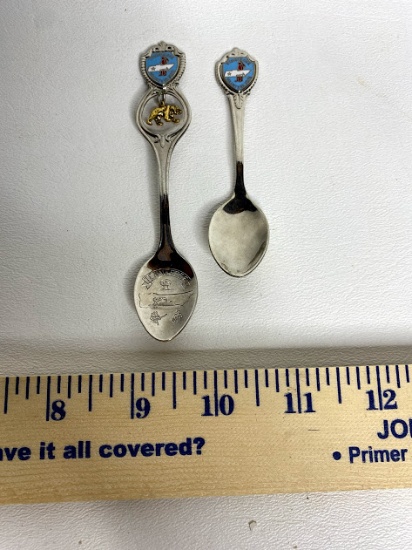 Lot of 2 Silver Plated Tennessee Collector Spoons 