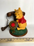 Vintage Disney Winnie the Pooh Push Button Phone by Telemania