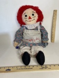 Vintage Raggedy Ann Doll with Tag