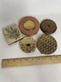 Lot of 5 Vintage Compacts