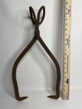 Vintage Cast Iron Tongs