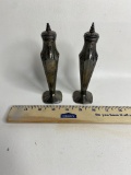 Vintage W.B. Mfg Silver Plated Salt and Pepper Shakers