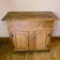 Impressive Primitive Dough Cabinet w/ Hand Dove-tailing. 2 Cabinet Doors under a lift top Dough box