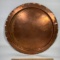 Mission Era Large Hand Wrought Solid Copper Hammered Platter by The Avon Coppersmith Avon, NY