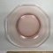 Pink Depression Glass 8-1/2” Plate